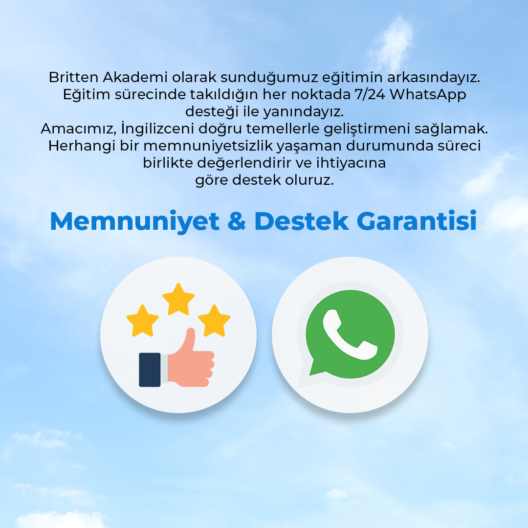 İngilizce A1 Eğitimi