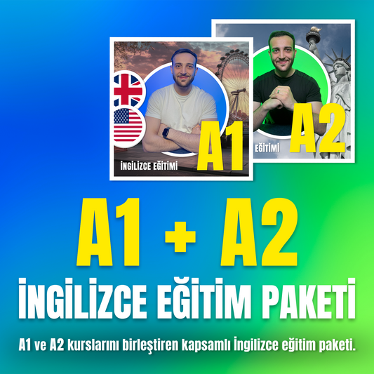 İngilizce A1 + A2 Eğitim Paketi